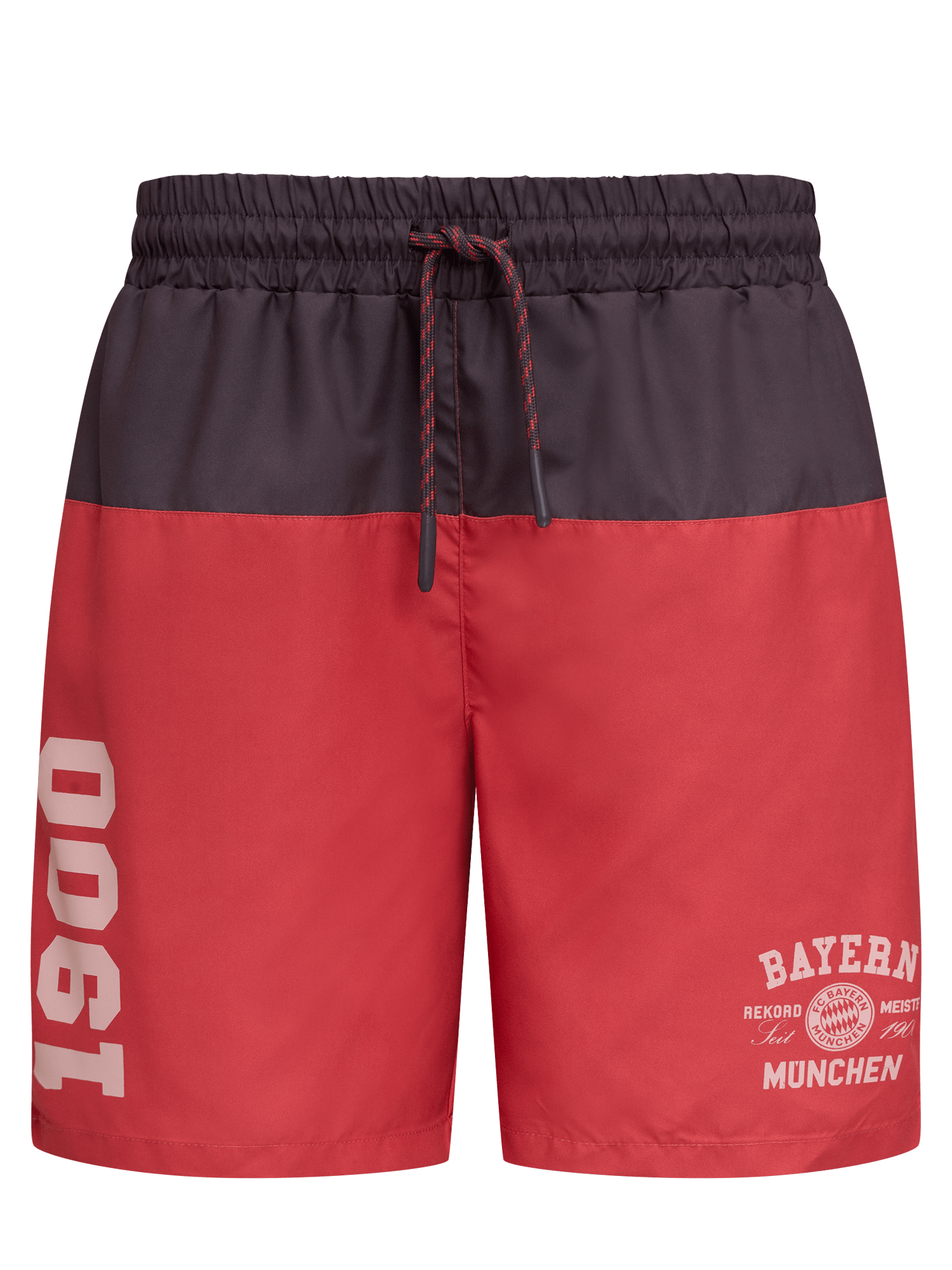 Men Swimming trunks record champion red Official FC Bayern Munich Store