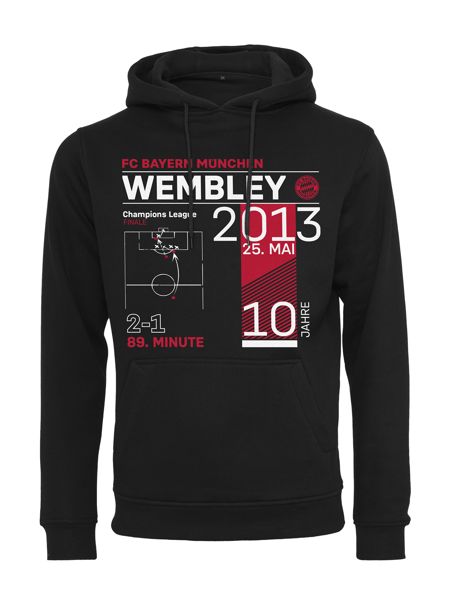 Unisex Hoodie 10 Jahre Wembley 2013 Official FC Bayern Munich Store