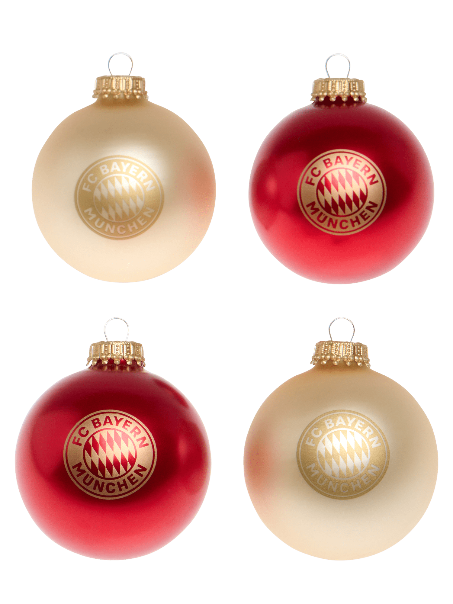 Christmas tree ball set of 4 Official FC Bayern Munich Store