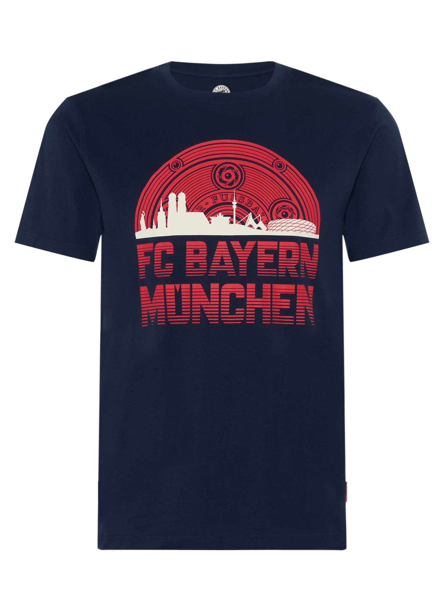 Hombres Camiseta Munich Sunset azul marino Tienda FC Bayern Munich