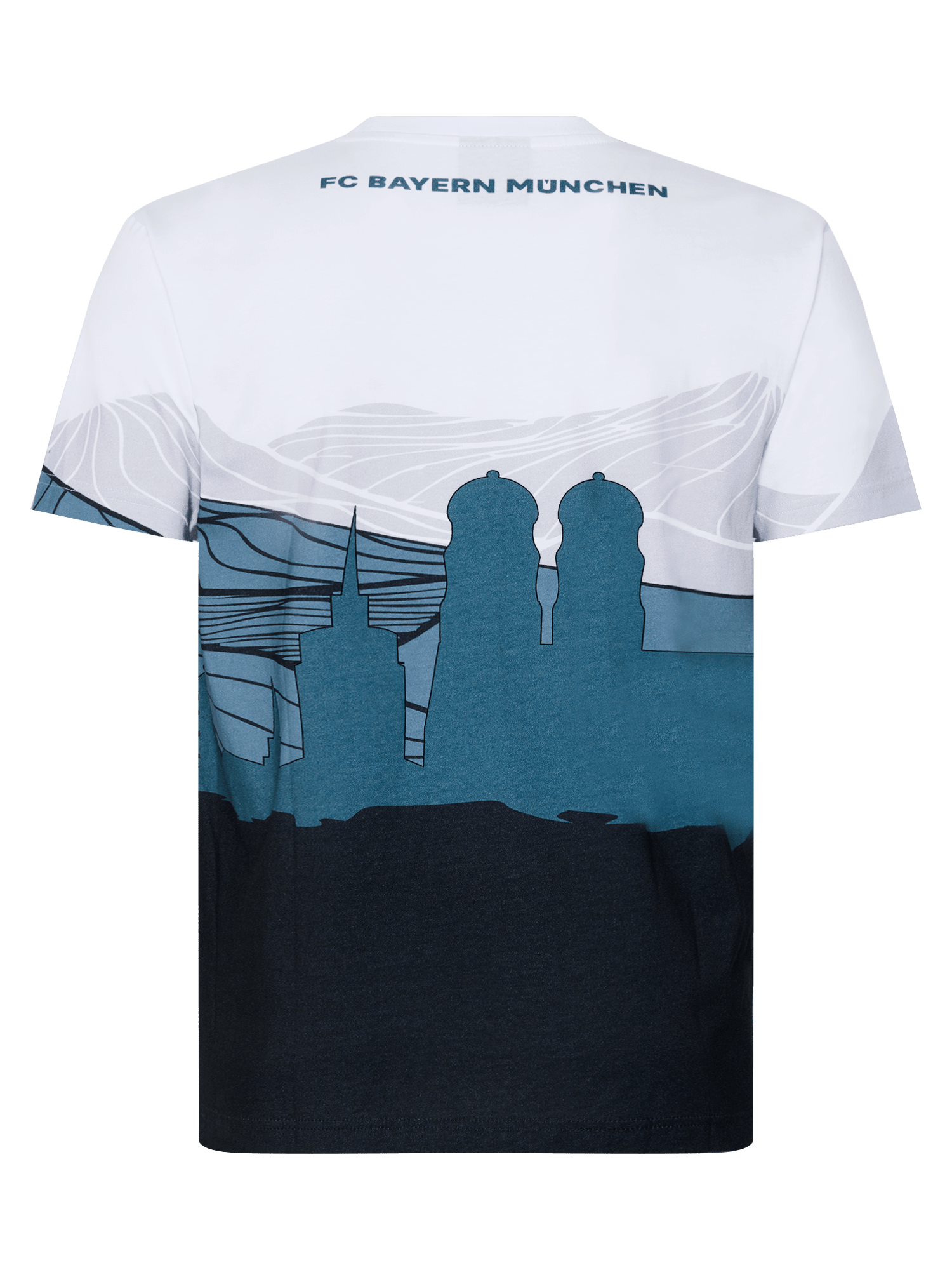 Hamburg Skyline Blau Weiss · Herren Premium Bio T-Shirt main image 0