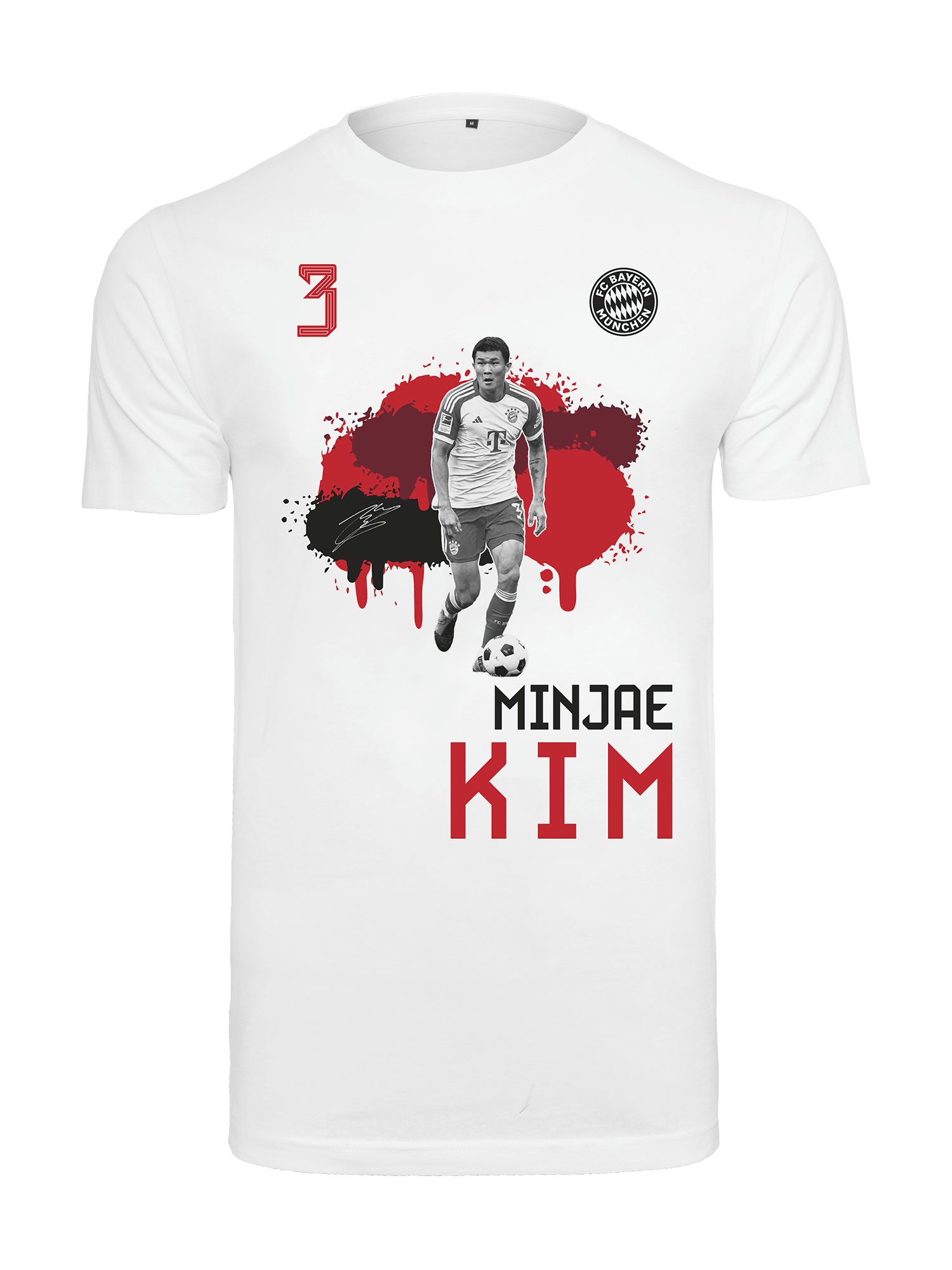 Uomini Maglietta Minjae Kim bianco FC Bayern Monaco Store