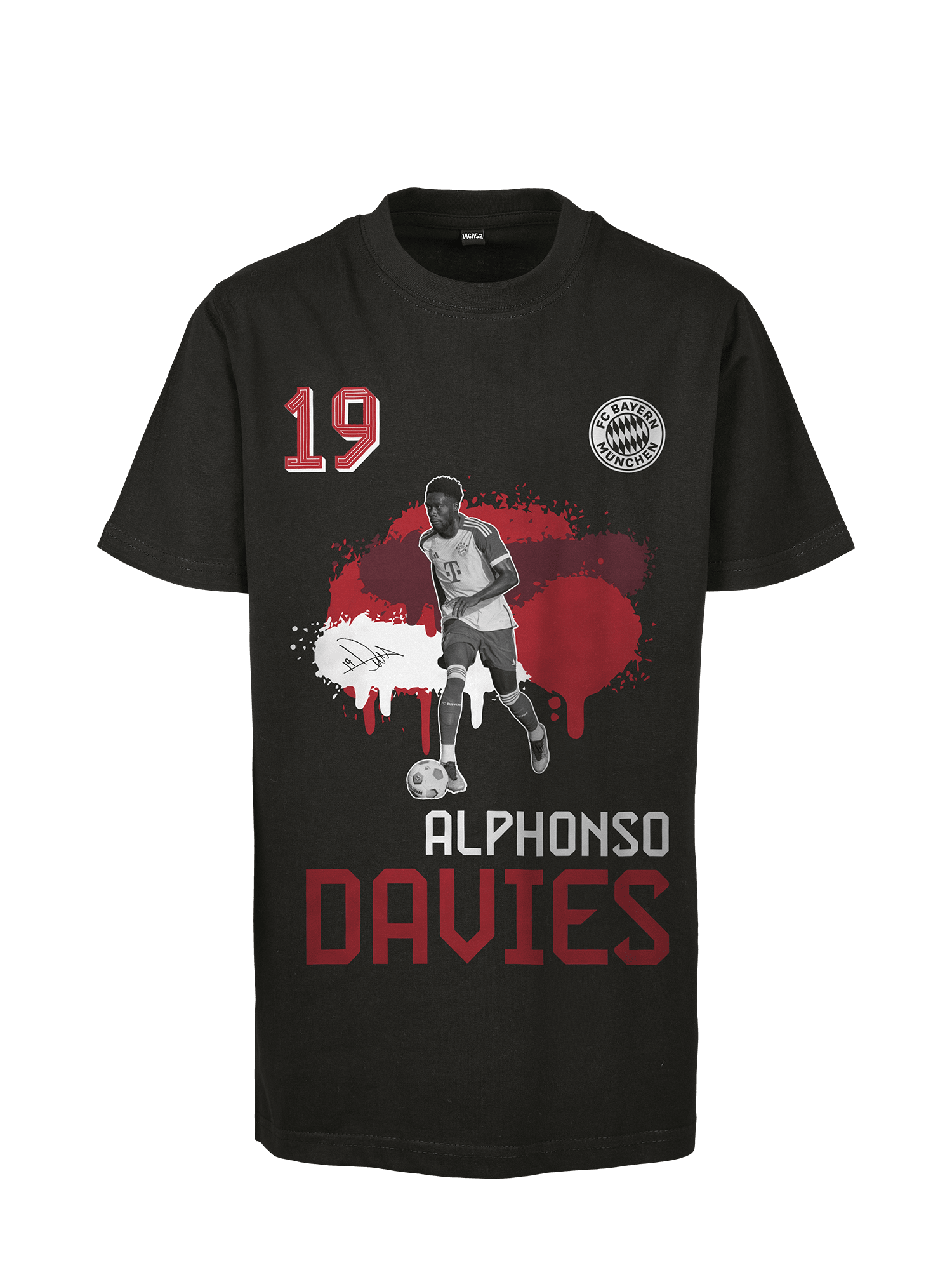 Ninos Camiseta Davies schwarz Tienda FC Bayern Munich