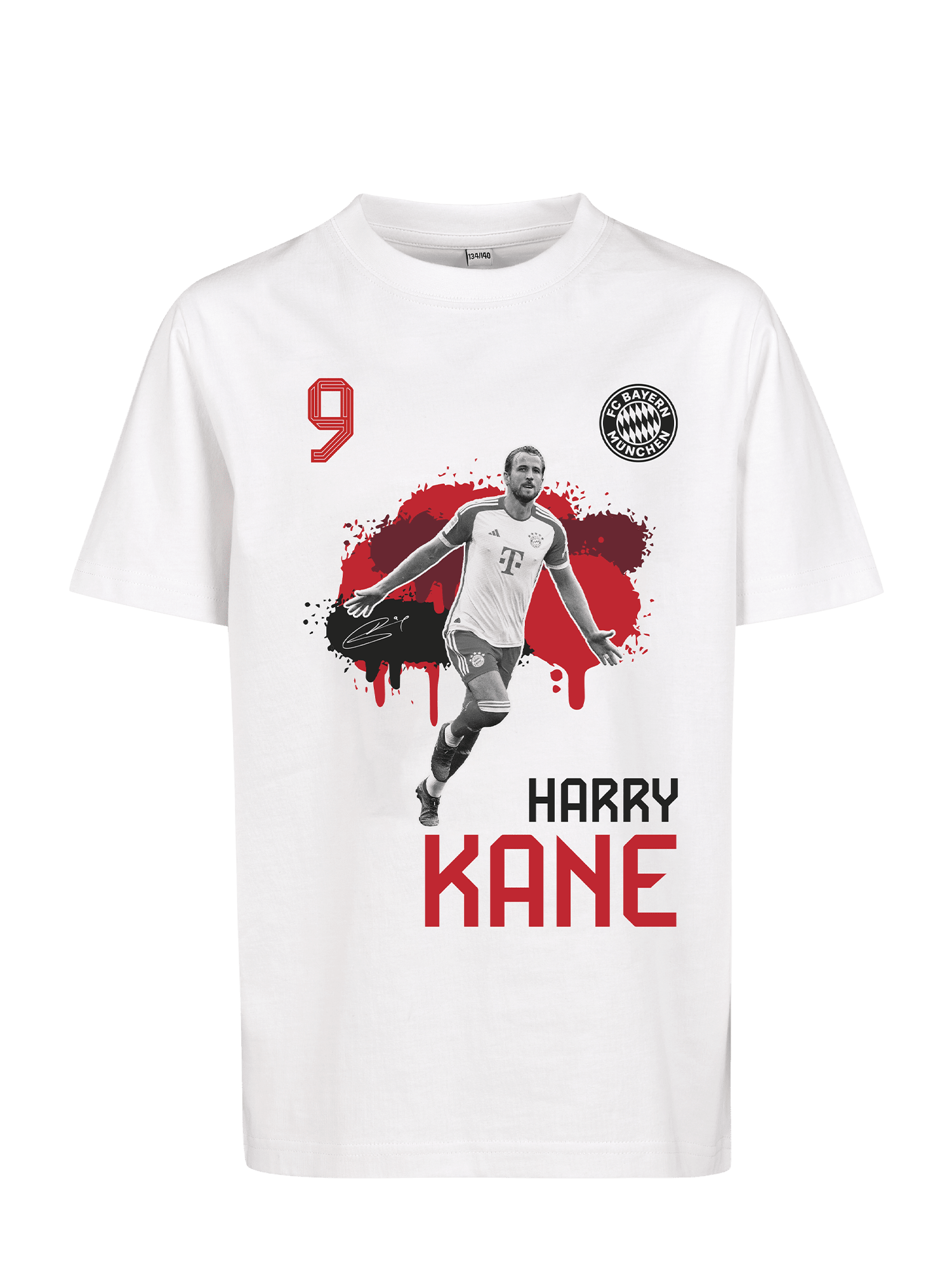 Kinder T-Shirt Kane weiß | Offizieller FC Bayern Store