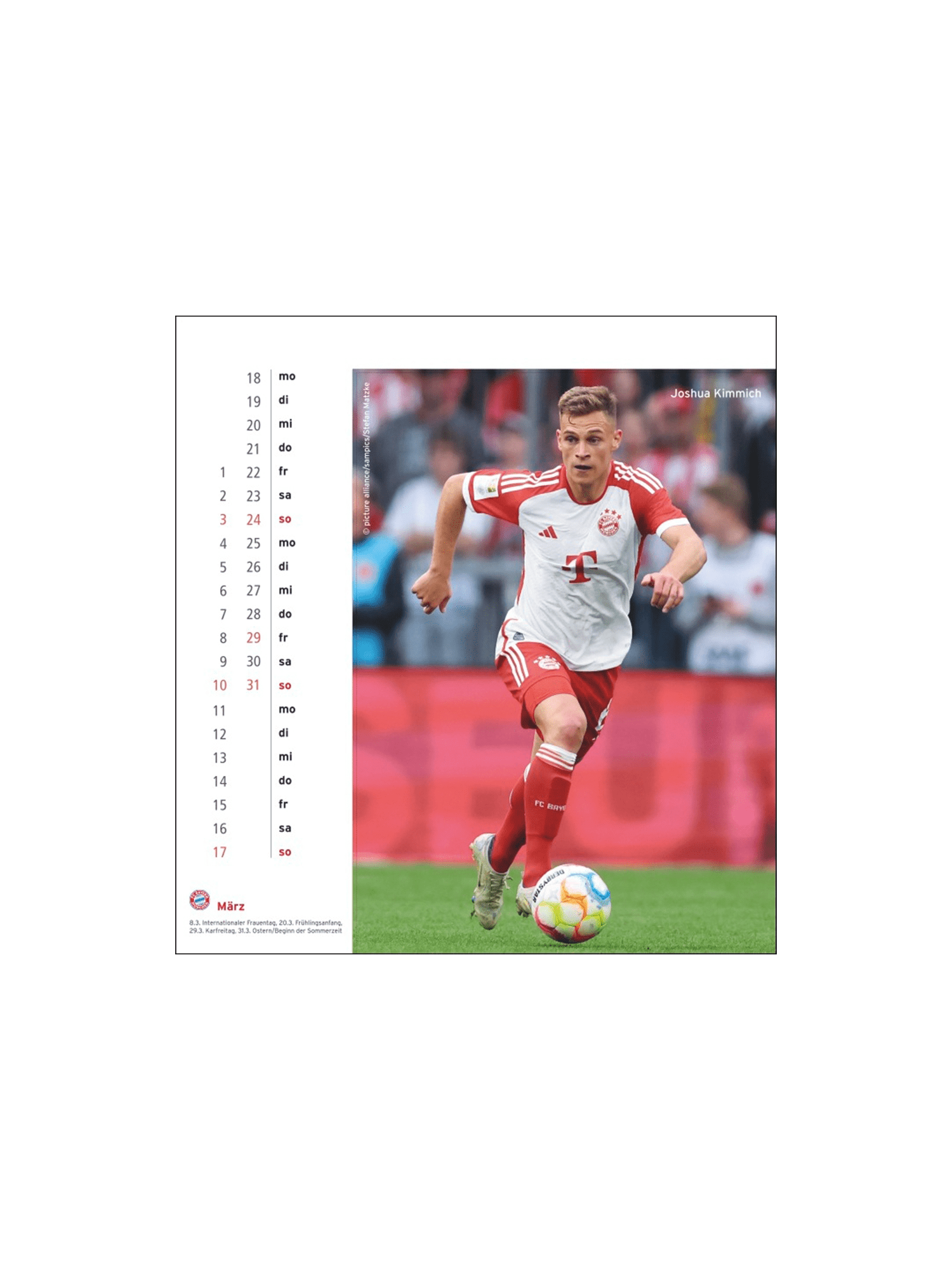 Postcard calendar 2024 | Official FC Bayern Munich Store