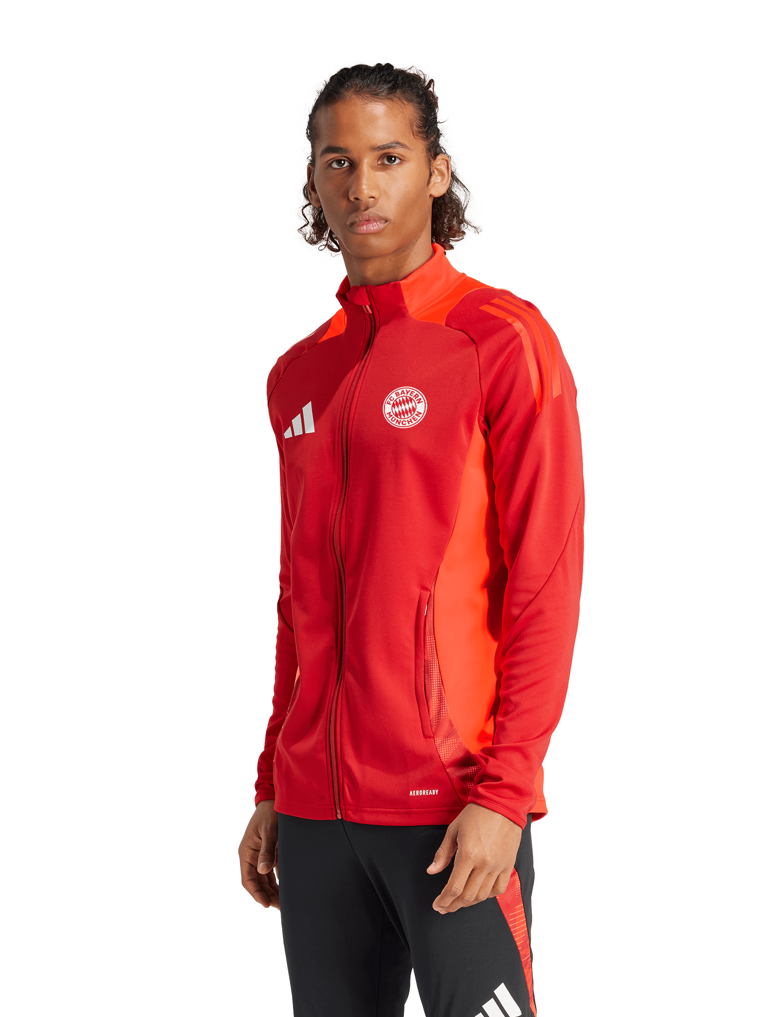 Hommes Veste de survetement Teamline Coach rouge FC Bayern Munich Boutique