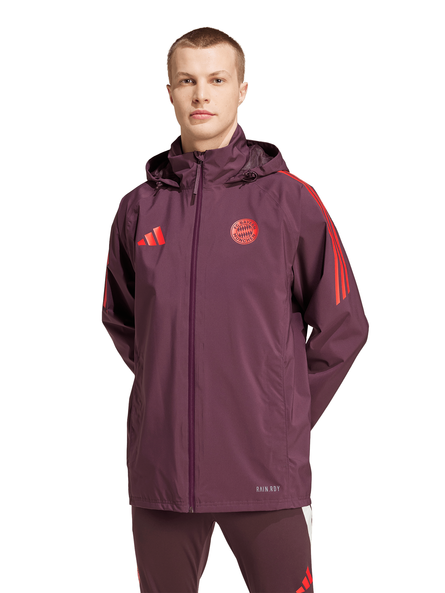 Adidas raincoat mens sale