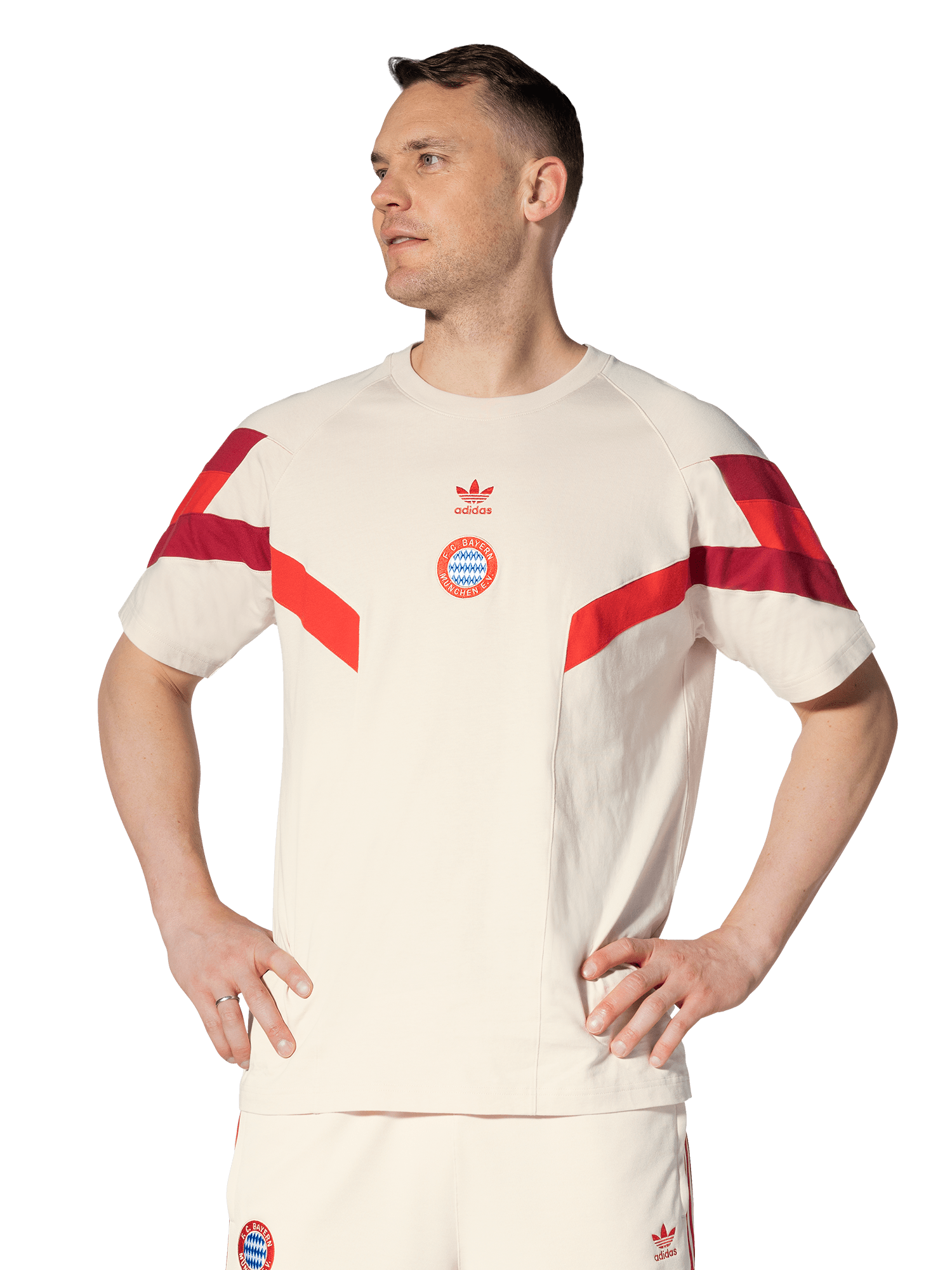 Herren T Shirt LFSTLR off white Offizieller FC Bayern Store