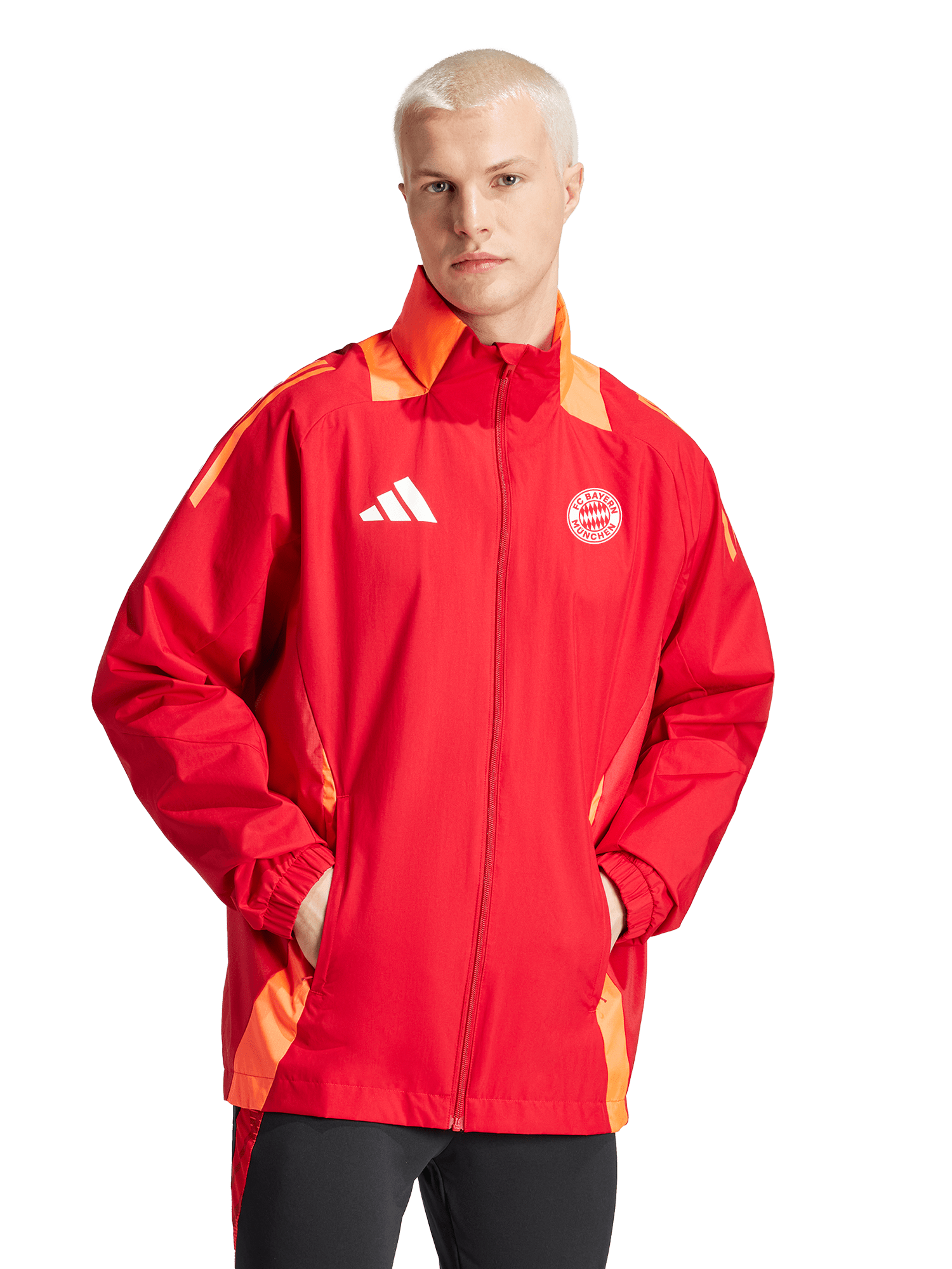 Adidas teamline stadium jacket on sale