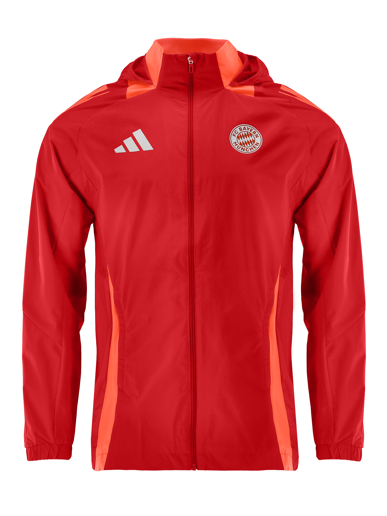 Men Coach all-weather jacket red | Official FC Bayern Munich Store