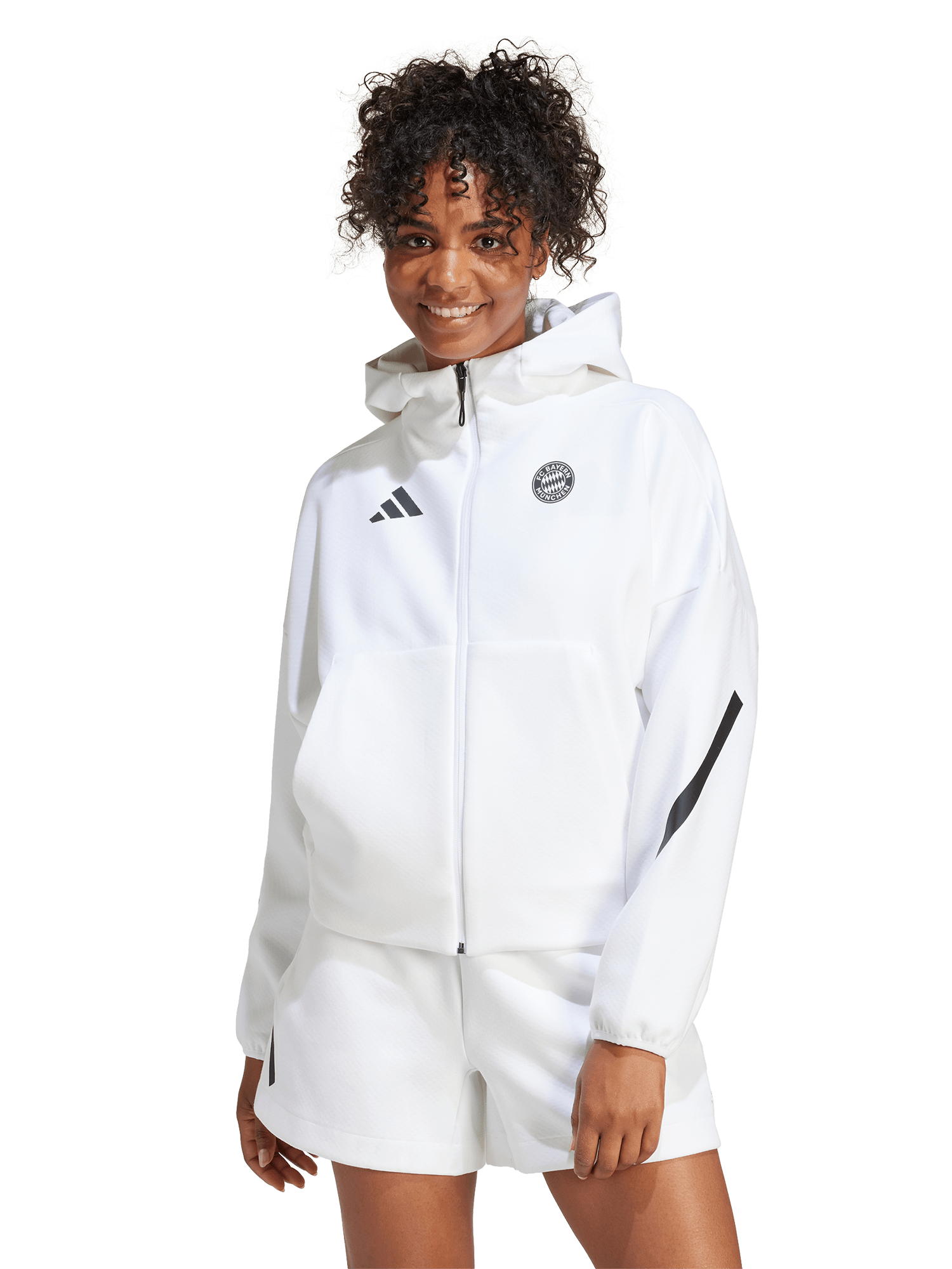 Adidas zne jacket white hot sale