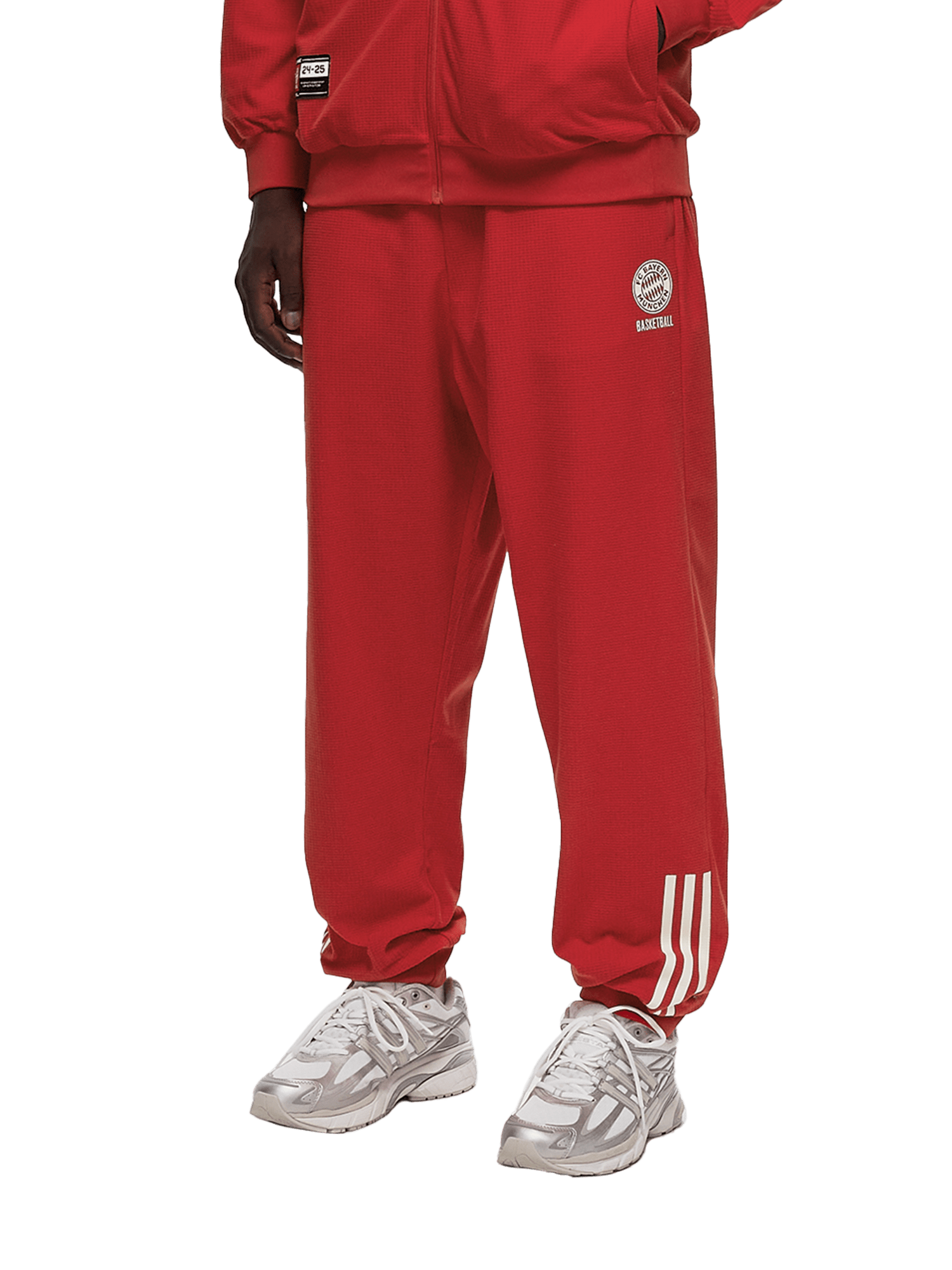 Uomini Pantaloni da allenamento per il basket LFSTLR Alpine rosso FC Bayern Monaco Store
