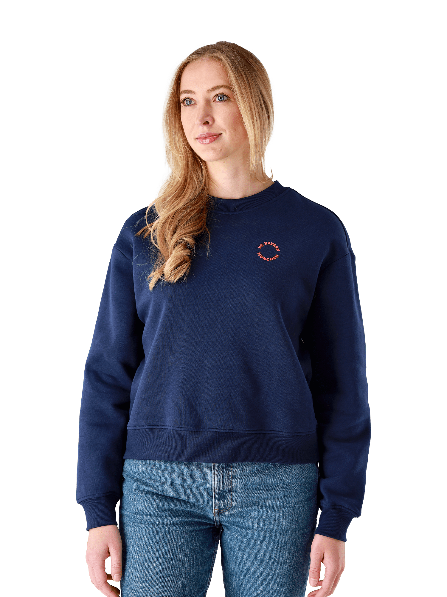 Women Sweater Classic navy Official FC Bayern Munich Store