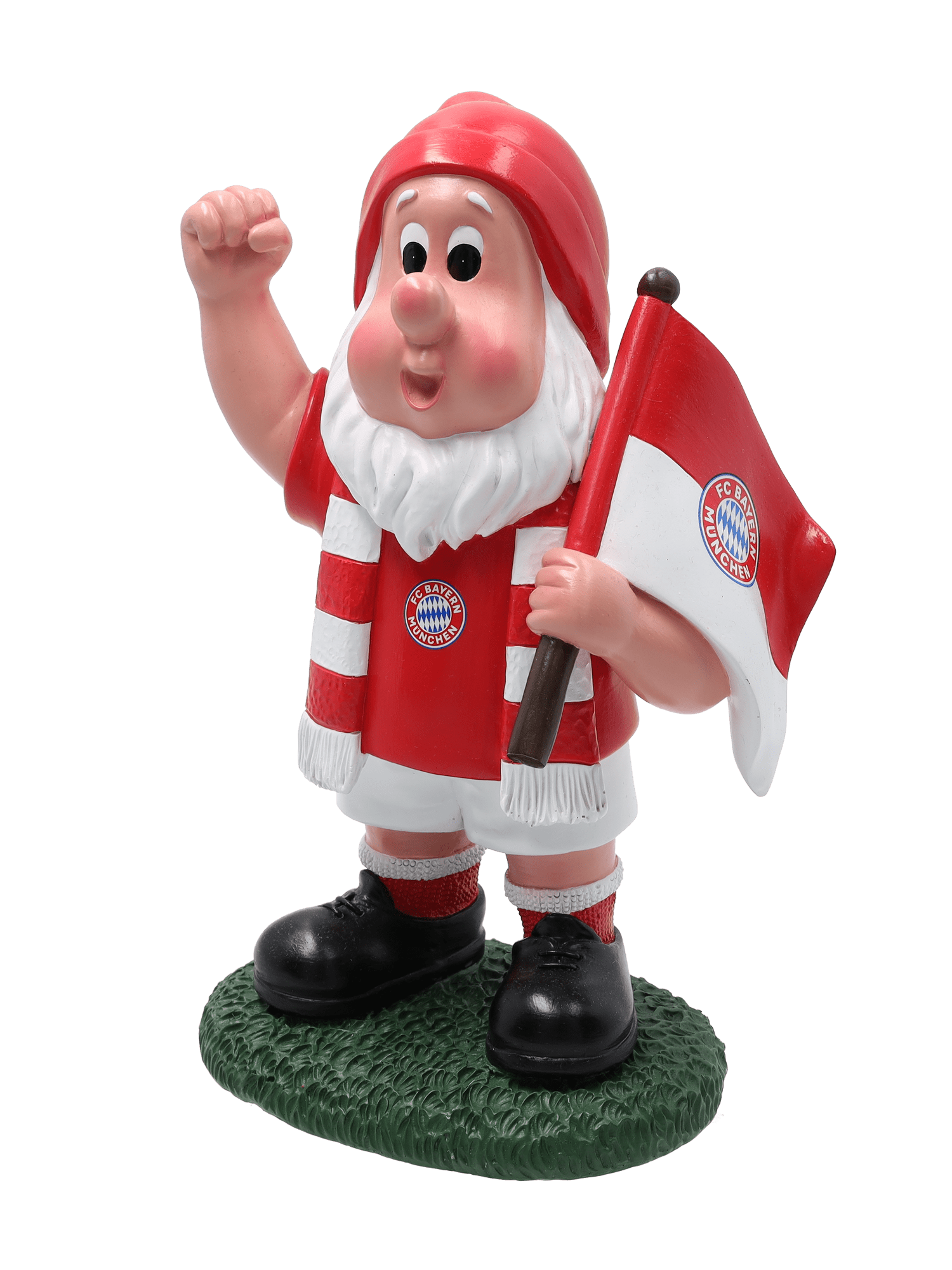 FC Bayern München Gartenzwerg Weihnachten - Offizieller Fanartikel