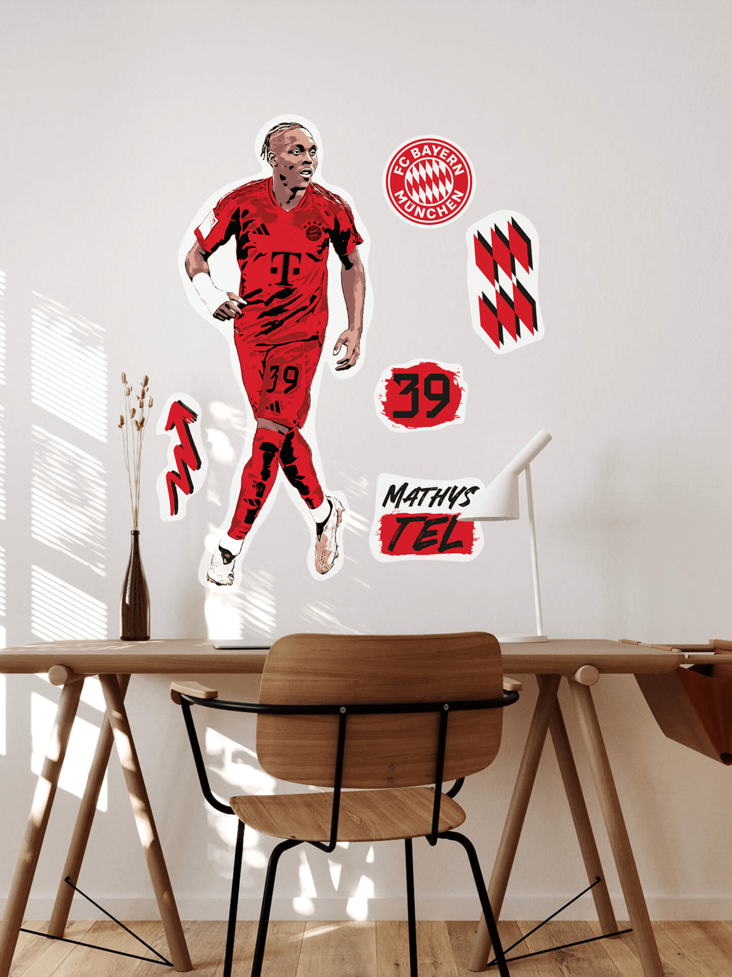 Wandtattoo Tel | Offizieller FC Bayern Store