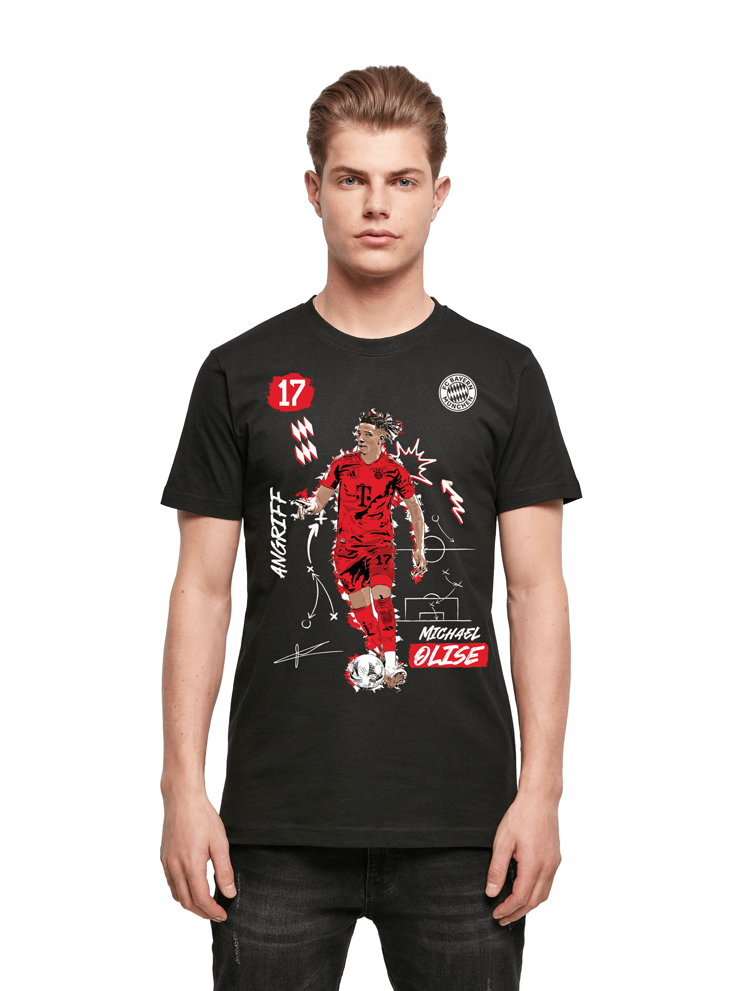 Unisex t shirt olise fc bayern munich boutique