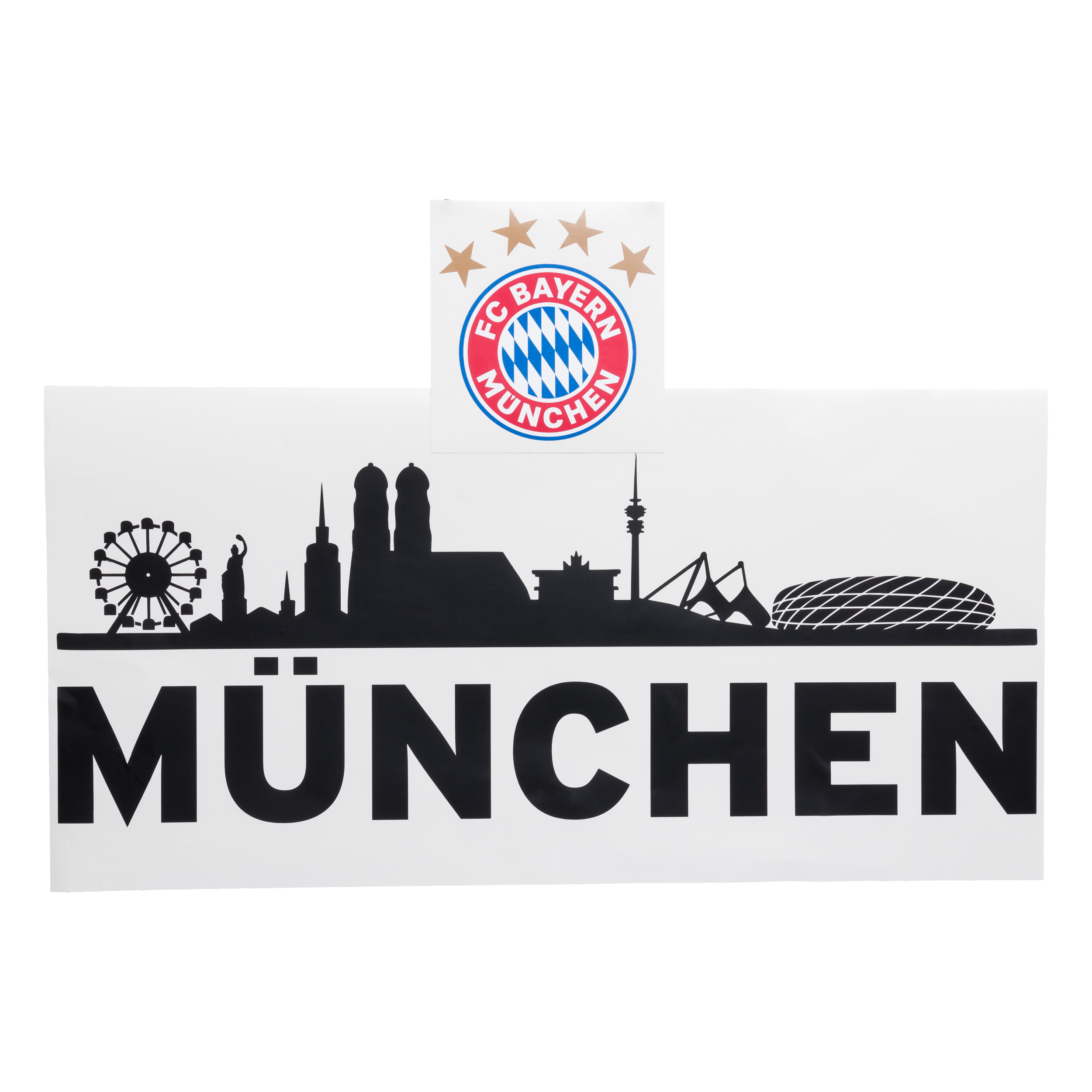 Wandtattoo Skyline Offizieller Fc Bayern Store Bayern München Wandtattoo