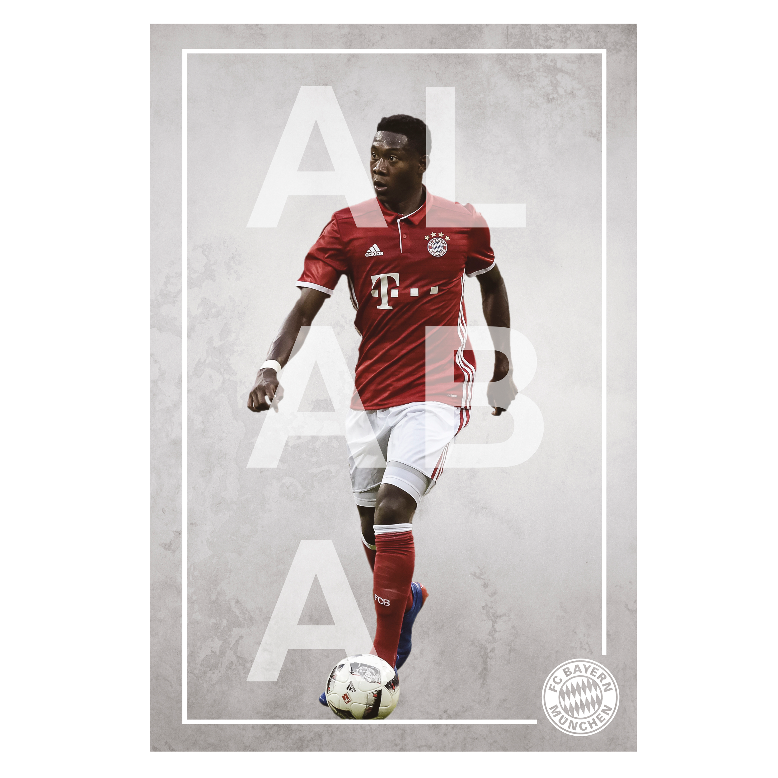 Poster Player Alaba Official Fc Bayern Munich Store