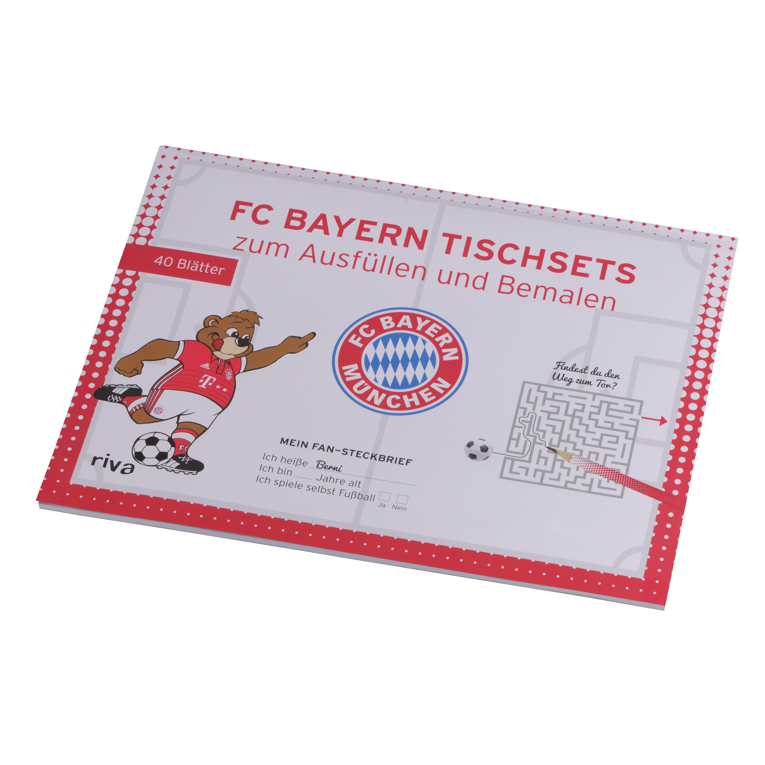 Ausmal Tischsets Offizieller Fc Bayern Fanshop