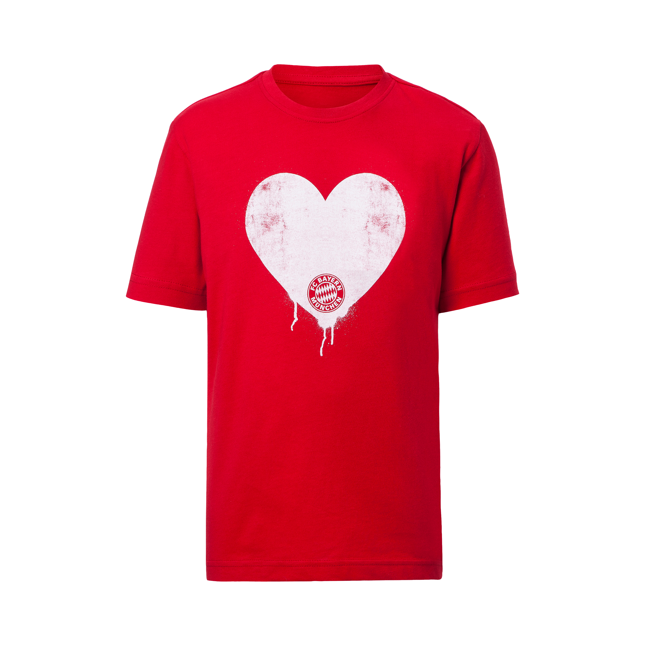 red and white heart shirt