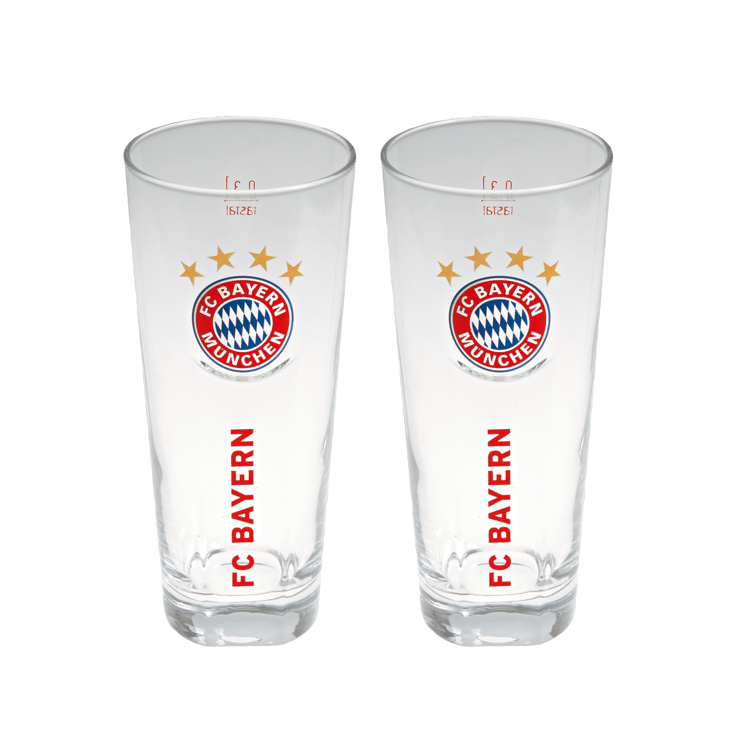 FC Bayern M/ünchen Fanglas 2er Set