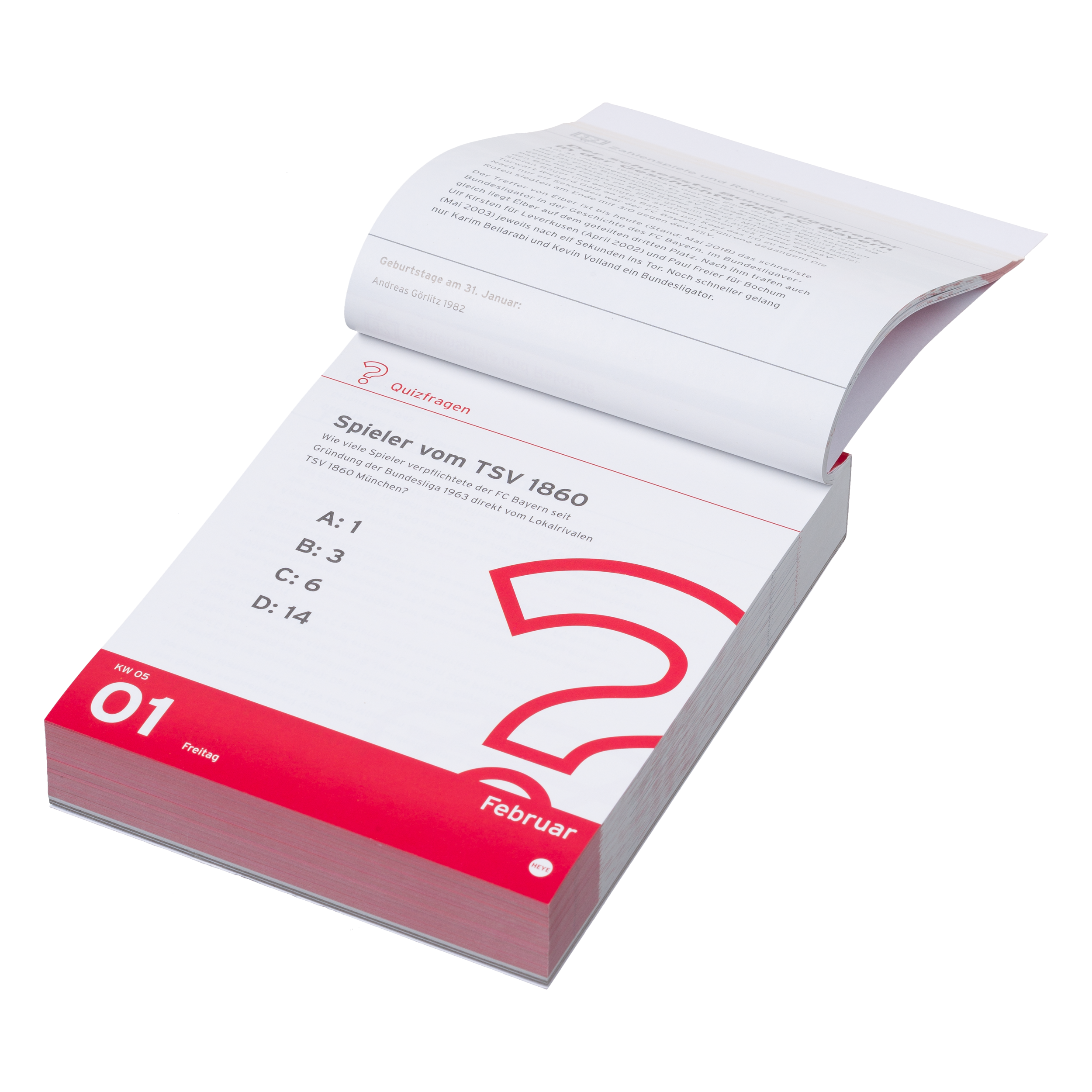Fc Bayern Tear Off Calendar Official Fc Bayern Munich Store