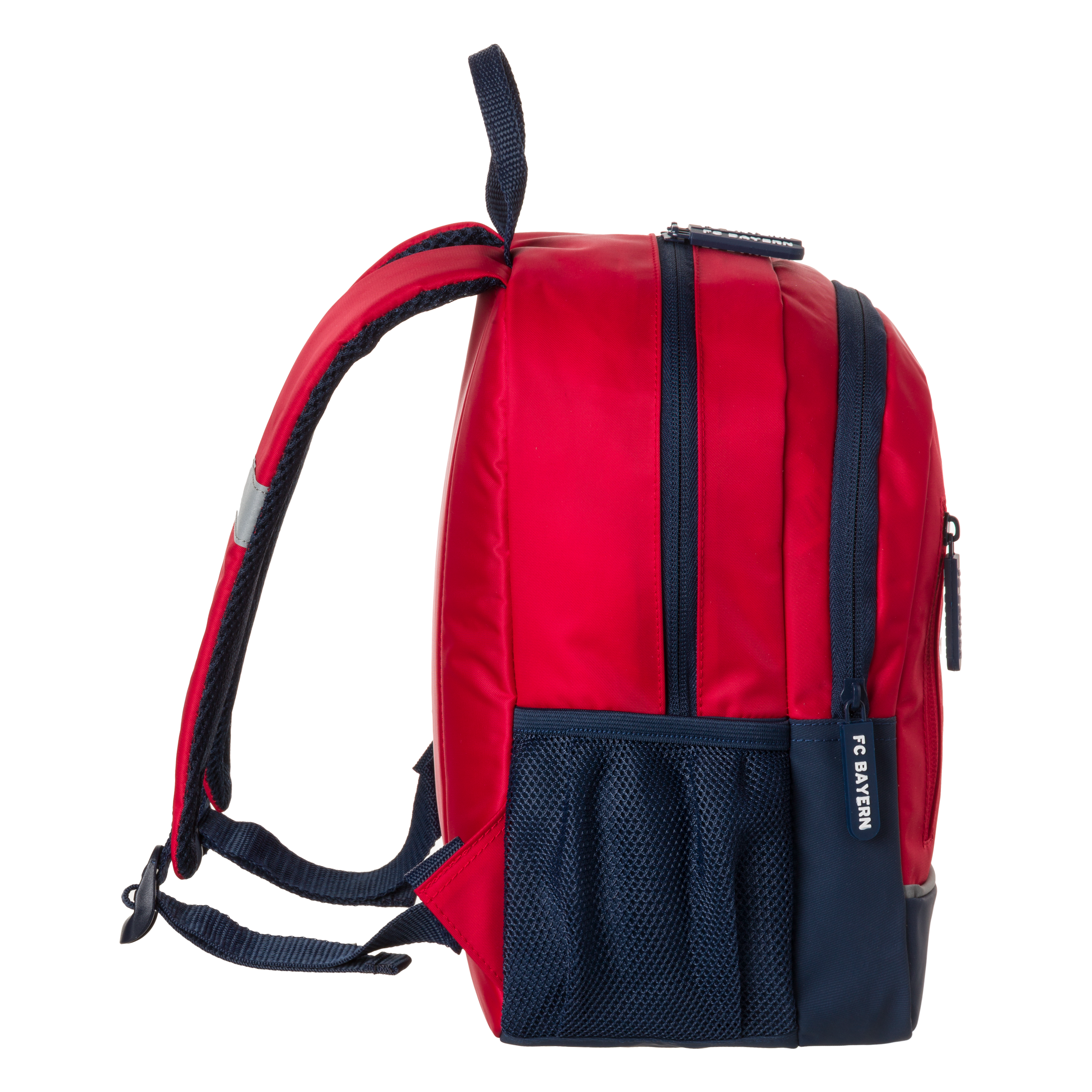 Step by Step Kid Rucksack-Set FC Bayern /„Mia san Mia/“ ergonomisch f/ür Kindergarten und Freizeit 13 Liter rot mit Reflektoren individualisierbar 3-teilig f/ür Jungen und M/ädchen