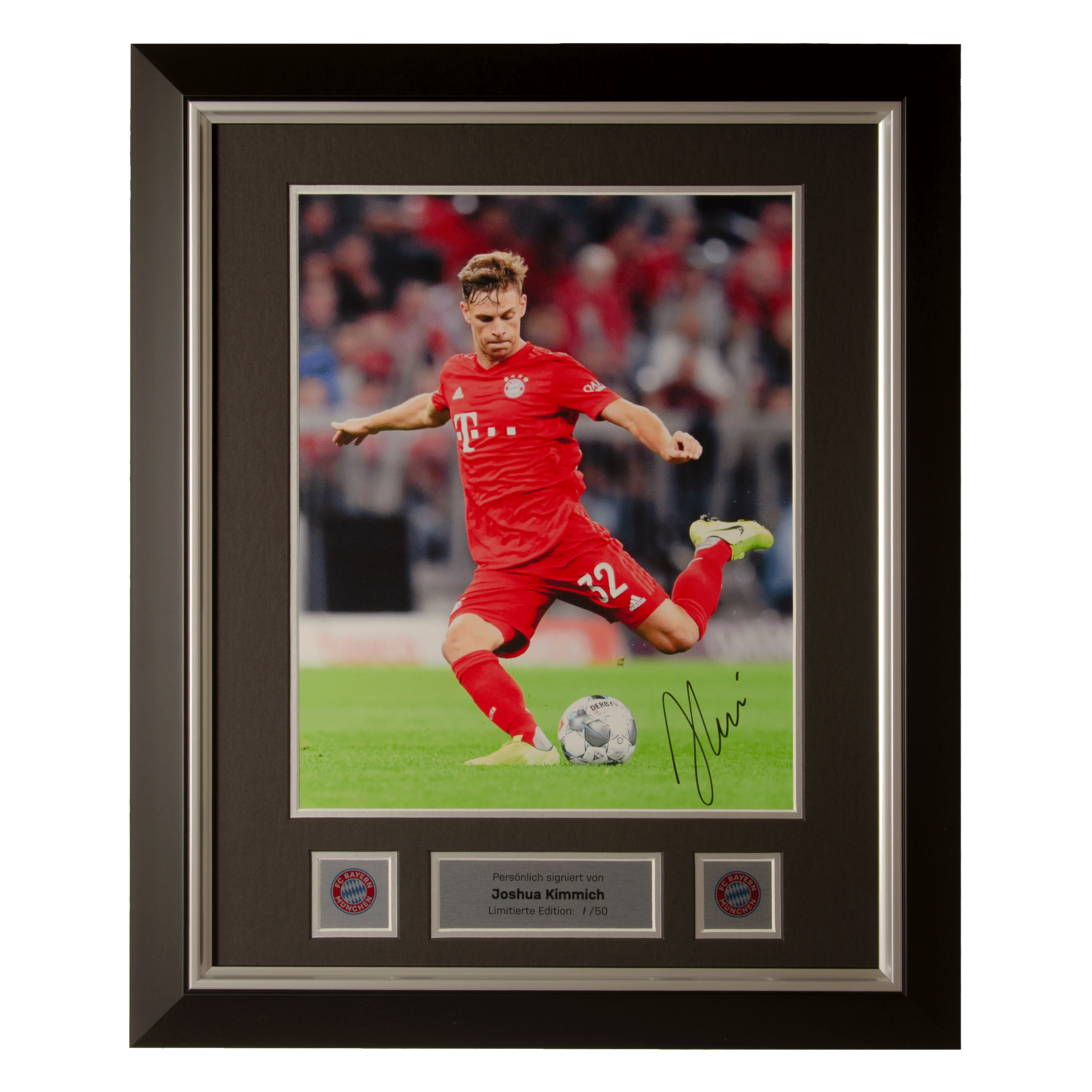 Framed Picture J Kimmich Originally Signed Official Fc Bayern Munich Store Signiertes foto von lucas hernandez. j kimmich originally signed