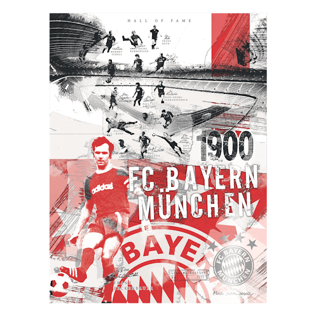 Art Print Hall Of Fame Official Fc Bayern Munich Store