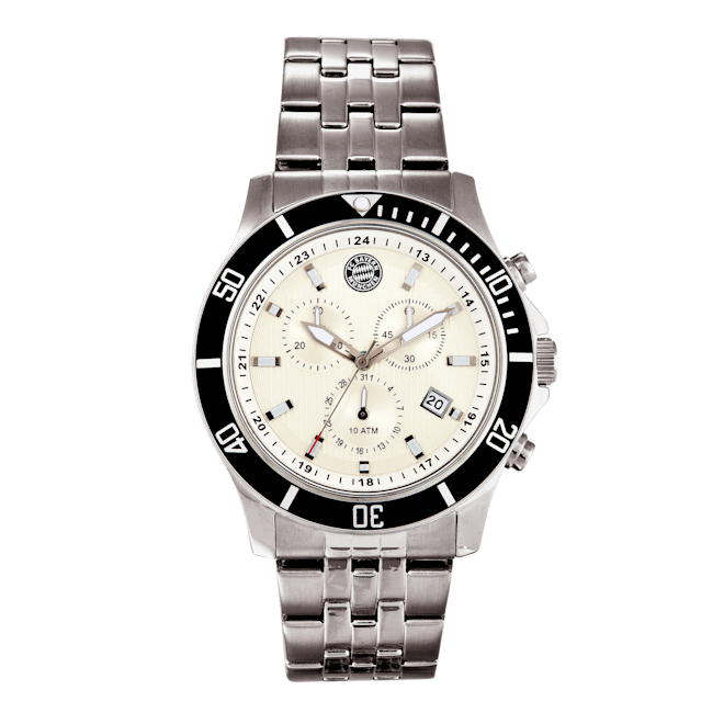 Chronograph Watch silver | Official FC Bayern Munich Store