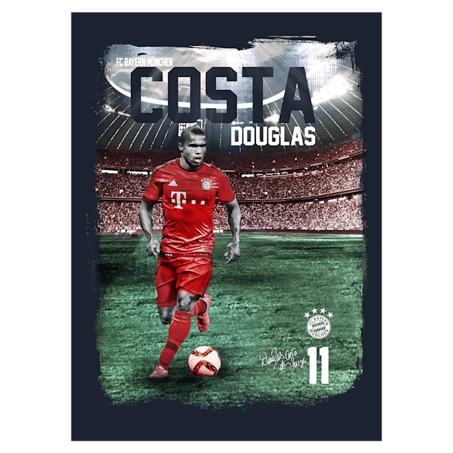 Player Poster Douglas Costa Official Fc Bayern Munich Store Player Poster Douglas Costa Official Fc Bayern Munich Store