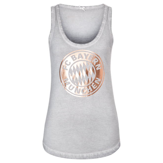 Logo Tank Top Rose Gold Lady Official Fc Bayern Munich Store