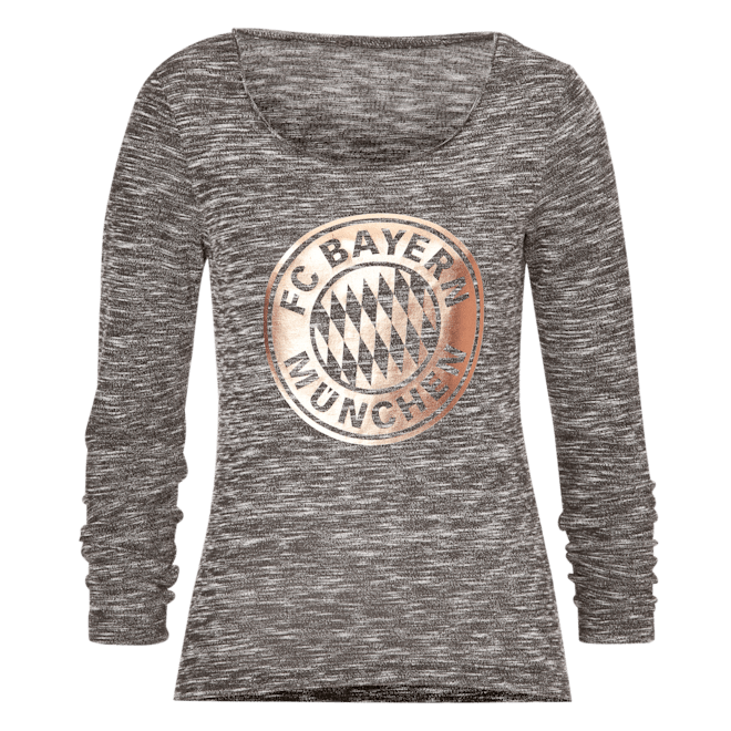 Logo Long Sleeve Rose Gold Lady Official Fc Bayern Munich Store