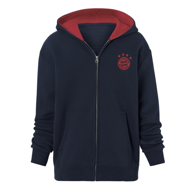 Kids Fc Bayern Hoodie With Zipper Tienda Oficial Del Fc Bayern Munich