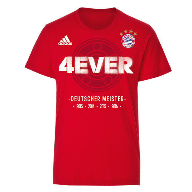 adidas T-Shirt Deutscher Meister 2016 | Official FC Bayern Munich Store