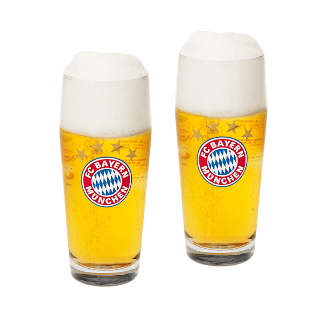 FC Bayern M/ünchen Halbeglas 2er Set