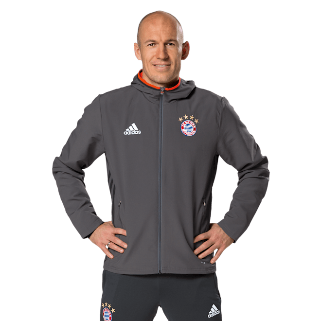 adidas Teamline Presentation Jacket grey | Official FC adidas Teamline Präsentationsjacke grau | Offizieller FC