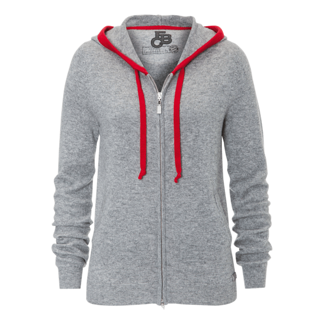 Zip Hoodie Lady Cashmere Official Fc Bayern Munich Store