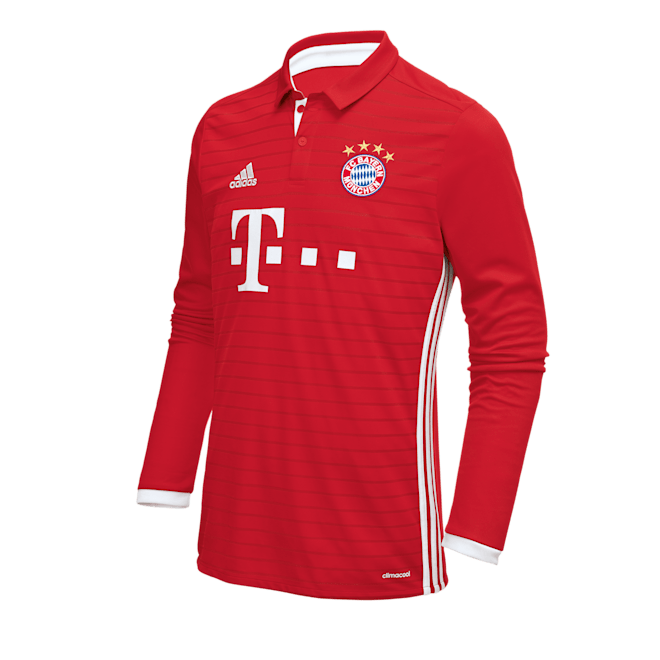 FC Bayern Shirt Kids Home Longsleeve 16/17 | Official FC ...