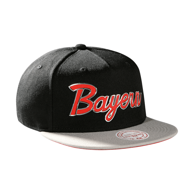 Mitchell /& Ness Basecap Snapback Brand Logo Stick grau schwarz