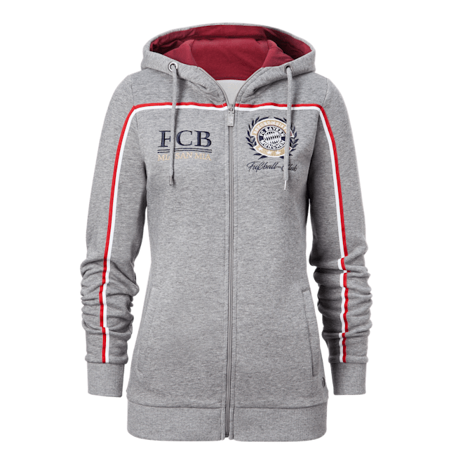 Zip Hoodie Lady Rekordmeister Official Fc Bayern Munich Store