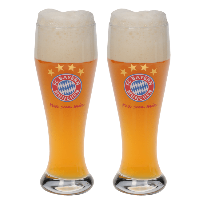 FC Bayern M/ünchen Halbeglas 2er Set