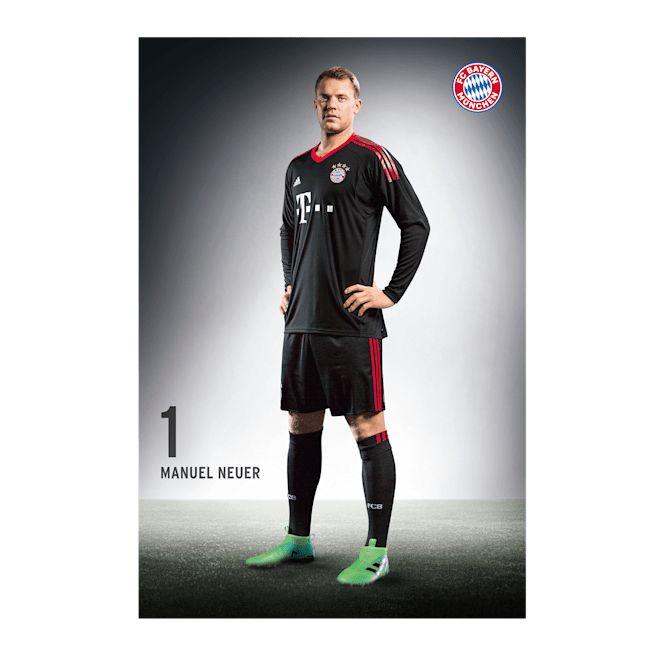 Poster Neuer Official Fc Bayern Munich Store