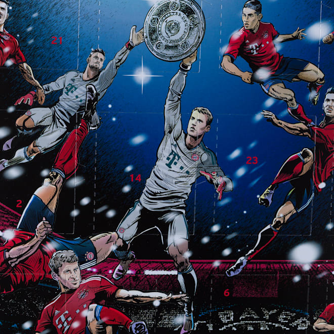 Schoko Adventskalender 18 Offizieller Fc Bayern Fanshop