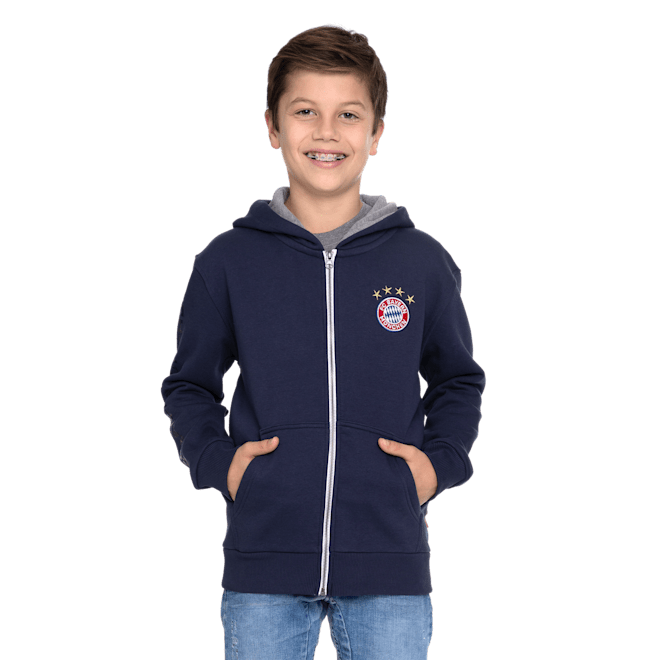 Childrens Hooded Jacket Classic Navy Childrens Hooded Jacket Classic Navy