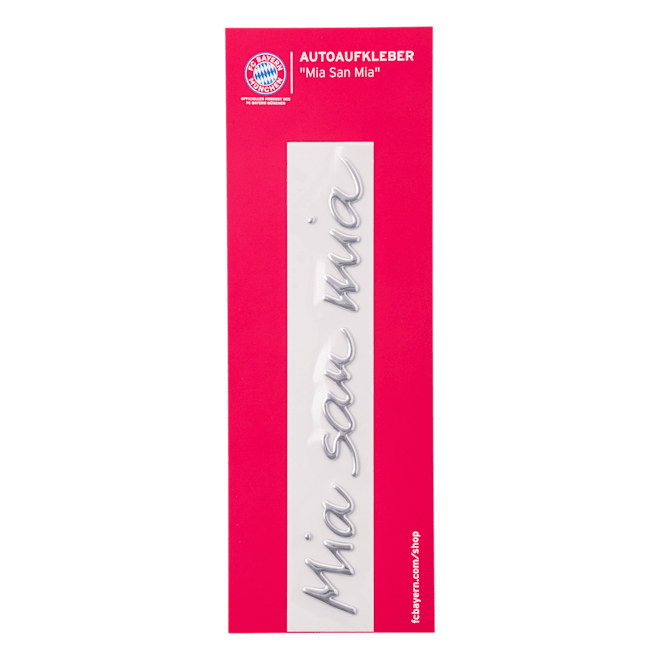 Car Sticker Chromflex Mia San Mia Car Sticker Chromflex Mia San Mia