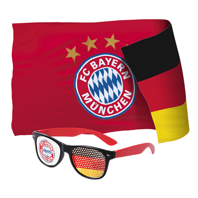 Fcb X Deu Fan Set Sunglass And Flag Official Fc Bayern Munich Store