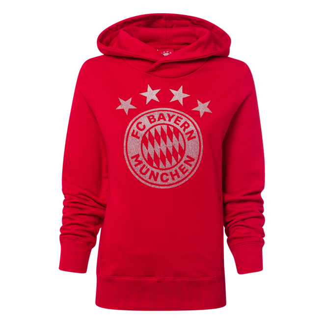 Sudadera con capucha Dama Logotipo Brillante rojo Sudadera con capucha Dama Logotipo Brillante rojo