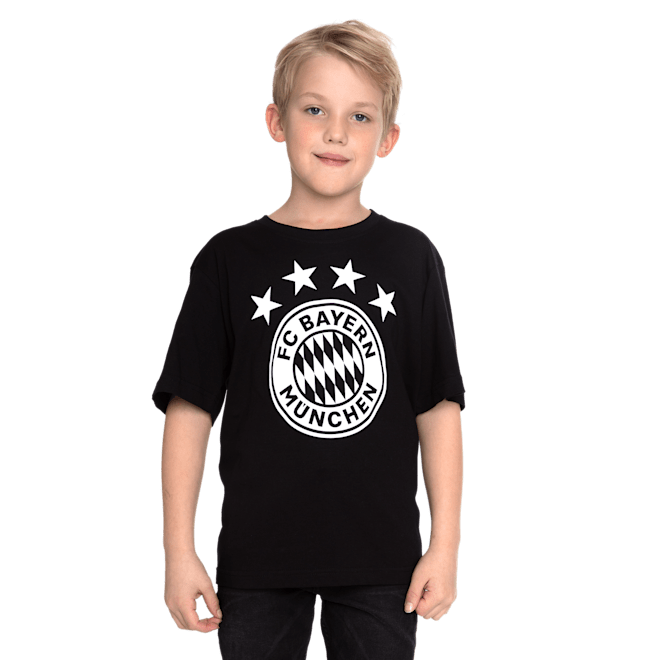 FC Bayern M/ünchen Kinder T-Shirt Glow in The Dark FCB t-Shirt Tshirt Kids Training Shirt