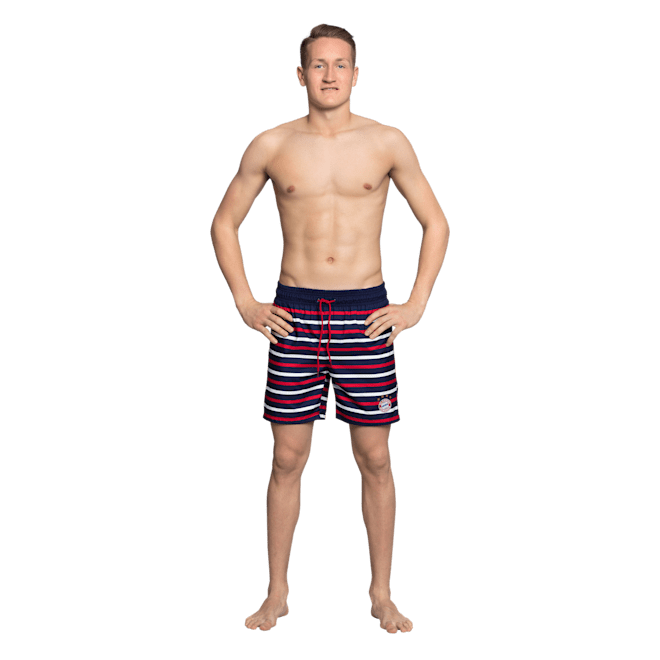 Striped Swimming Shorts Striped Swimming Shorts